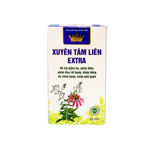 Viên uống Xuyên Tâm Liên Extra Kingphar