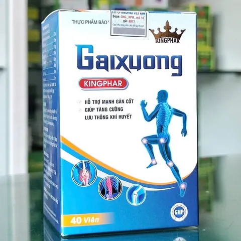 [Hàng chính hãng] Viên uống Gaixuong Kingphar hỗ trợ mạnh gân cốt, lưu thông khí huyểt