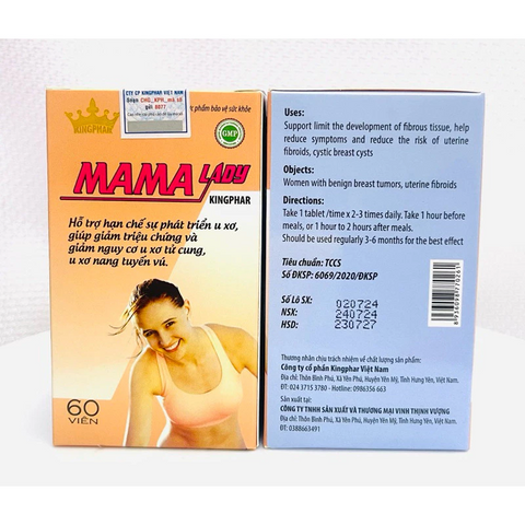 Viên uống Mama Lady Kingphar - hỗ trợ điều hòa khí huyết