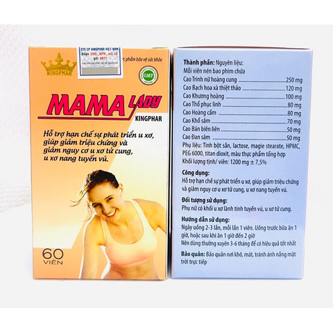 Viên uống Mama Lady Kingphar - hỗ trợ điều hòa khí huyết