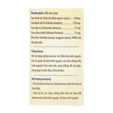Viên Tăng Sinh Lady Kingphar - Hỗ Trợ Điều Hòa Kinh Nguyệt