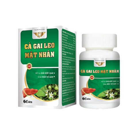 Viên uống Cà Gai Leo Mật Nhân Kingphar hỗ trợ tăng cường chức năng gan