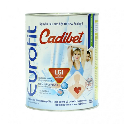 Sữa bột Eurofit Cadibet 900g cho người tiểu đường