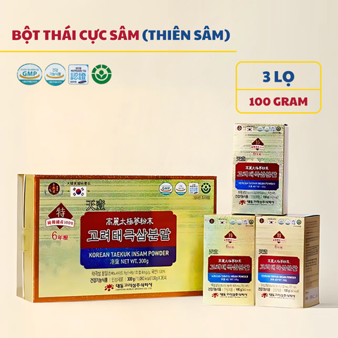 (Hàng nhập khẩu) Bột thái cực sâm Daedong Korean Taekuk Insam Powder
