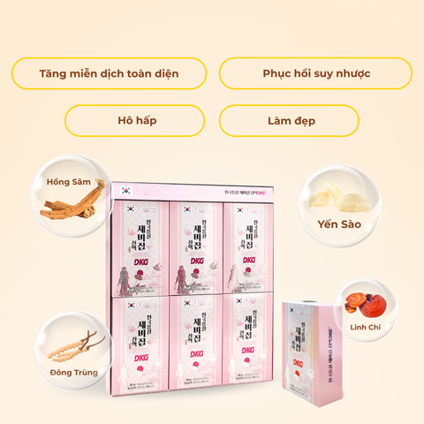 (Hàng nhập khẩu) Nước yến sào hồng sâm Daedong Korean Red Ginseng Bird’s Nest Extract