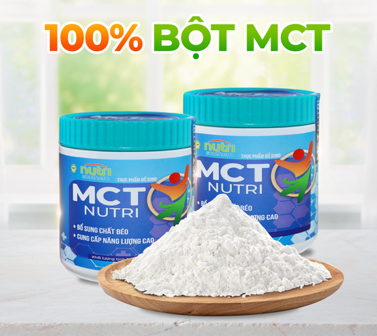 Thực phẩm bổ sung MCT Nutri cho người kém hấp thu chất béo