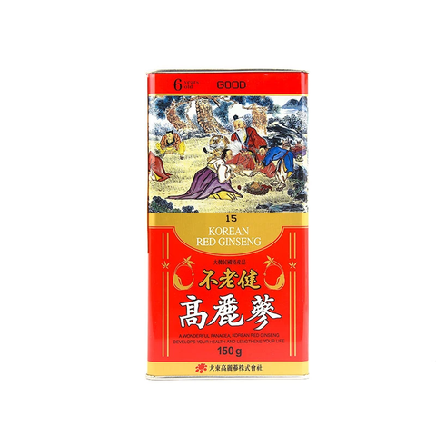 (Hàng nhập khẩu) Hồng sâm củ khô Hàn Quốc Good Daedong 150g số 15 (5 củ)