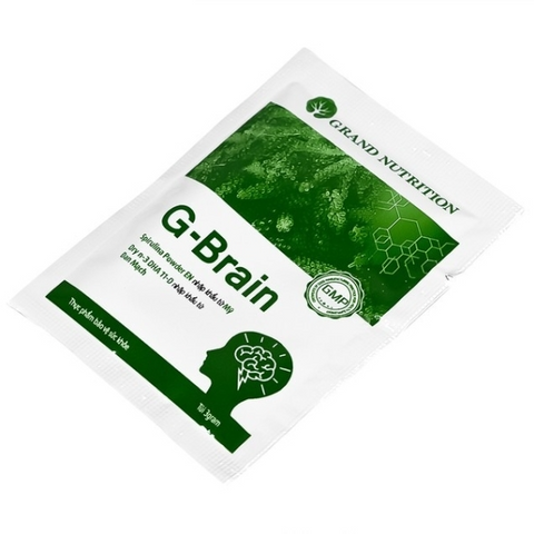 Cốm Sữa Tảo Non G-Brain - Hỗ Trợ Phát Triển Trí Não Cho Trẻ - Thực Phẩm Bảo Vệ Sức Khỏe Từ Tảo Xoắn Spirulina Và DHA Nhập Khẩu
