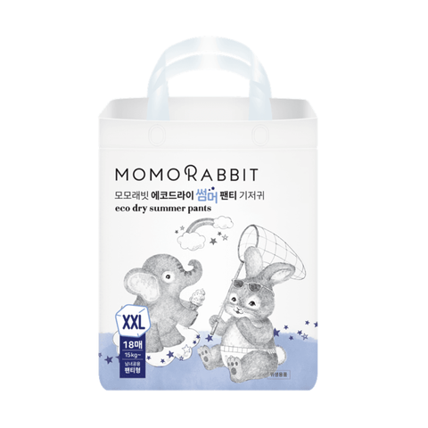 (Hàng nhập khẩu) Bỉm quần đêm hè Momo Rabbit size XXL 18 miếng