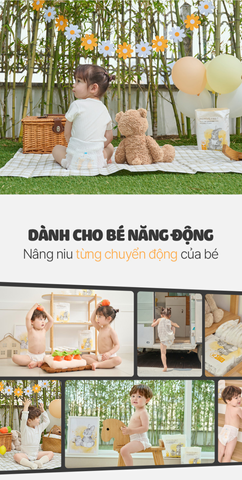 (Hàng nhập khẩu) Bỉm quần Comfort Fit Momo Rabbit size L 9-14kg