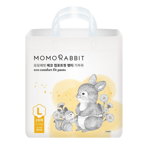 (Hàng nhập khẩu) Bỉm quần Comfort Fit Momo Rabbit size L 9-14kg