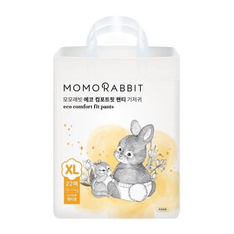 (Hàng nhập khẩu) Bỉm quần Comfort Fit Momo Rabbit size XL 12-17kg