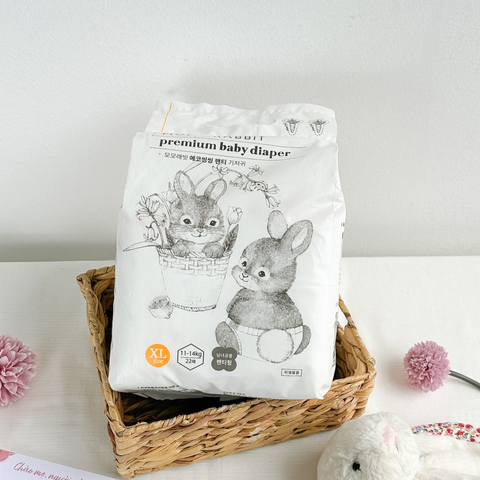 (Hàng nhập khẩu) Bỉm quần Classic Momo Rabbit size XL 11-14kg