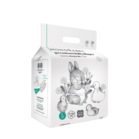(Hàng nhập khẩu) Bỉm quần Classic Momo Rabbit size L 8-12kg
