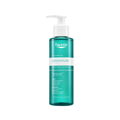 (Hàng nhập khẩu) Gel rửa mặt cho da dầu mụn Eucerin Dermopure Clinical Purifying Cleanser