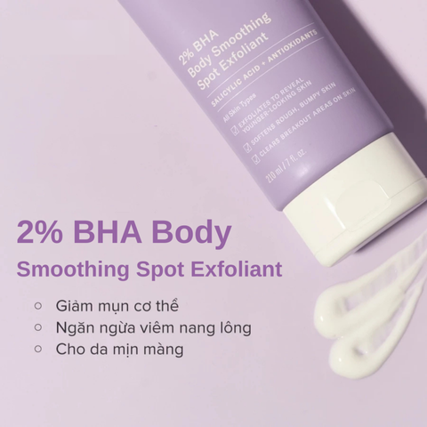 (Hàng nhập khẩu) Kem dưỡng thể hỗ trợ giảm mụn, mịn da Paula's Choice 2% BHA