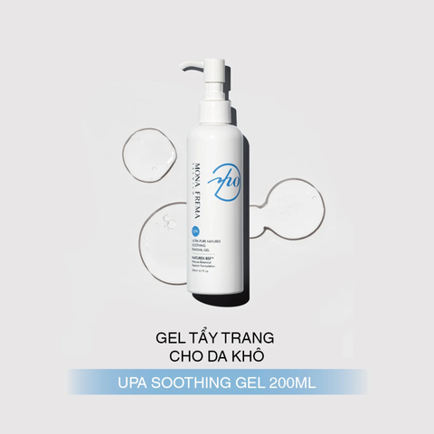 (Hàng nhập khẩu) Gel tẩy trang cho da khô Mona Frema UPA Ultra-pure Naturex Soothing Removal