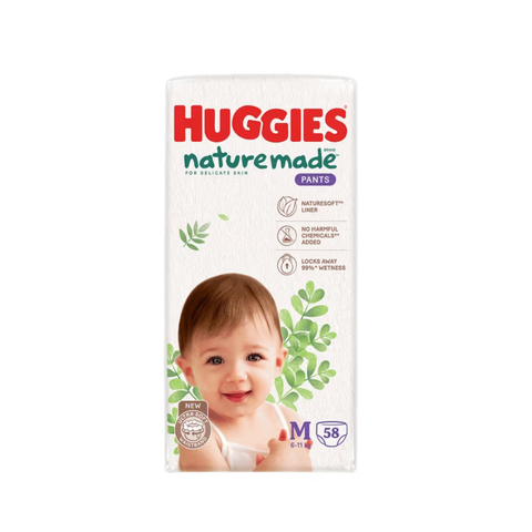 Bỉm quần Huggies Naturemade size M cho bé 6-11kg