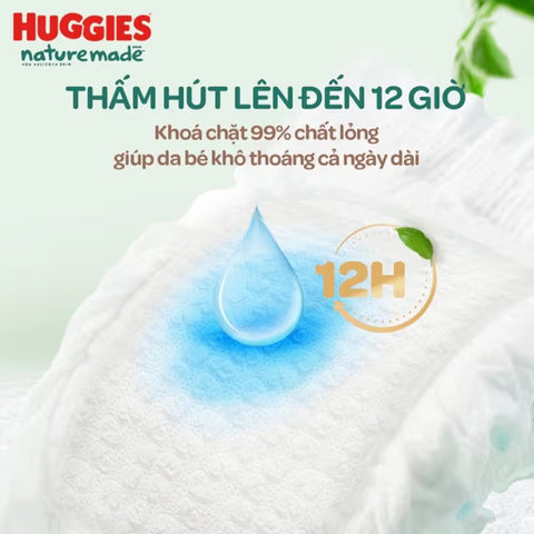 Bỉm quần Huggies Naturemade size M cho bé 6-11kg