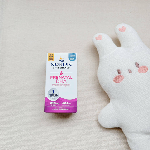 (Hàng nhập khẩu) Viên uống bổ sung  DHA cho bà bầu Nordic Naturals Prenatal DHA