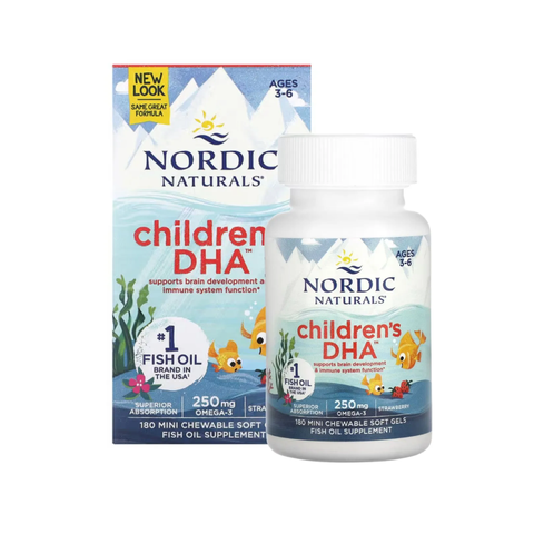 (Hàng nhập khẩu) Viên nhai bổ sung DHA Nordic Naturals cho bé từ 3-6 tuổi