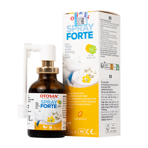 (Hàng nhập khẩu) Xịt họng Otosan Throat Spray Forte cho bé trên 3 tuổi
