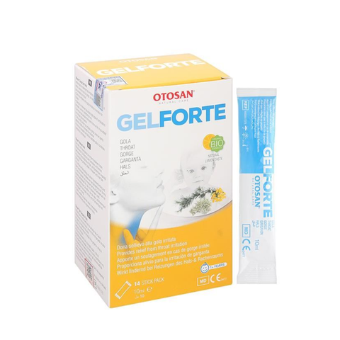(Hàng nhập khẩu) Gel ngậm họng Otosan Throat Gel Forte cho bé trên 1 tuổi