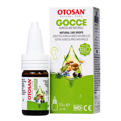 (Hàng nhập khẩu) Dung dịch nhỏ tai Otosan Natural Ear Drops cho bé 3 tuổi trở lên