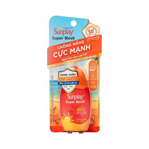 (Hàng nhập khẩu) Sữa chống nắng cực mạnh Sunplay Super Block SPF50+/PA++++