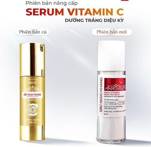 Serum Vitamin C Sắc Ngọc Khang 30ml - Dưỡng Trắng Diệu Kỳ, Phục Hồi Da Sáng Khỏe, Chất Lượng Nhập Khẩu Nhật Bản