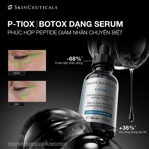 (Hàng nhập khẩu) Serum hỗ trợ cải thiện nếp nhăn Skinceuticals Peptide P-TIOX