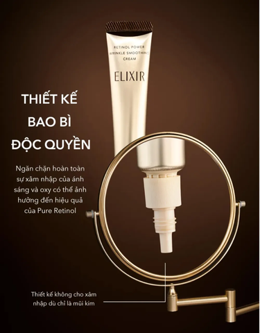 (Hàng nhập khẩu) Kem dưỡng hỗ trợ trẻ hóa da Elixir Retinol Power Wrinkle Smoothing Cream