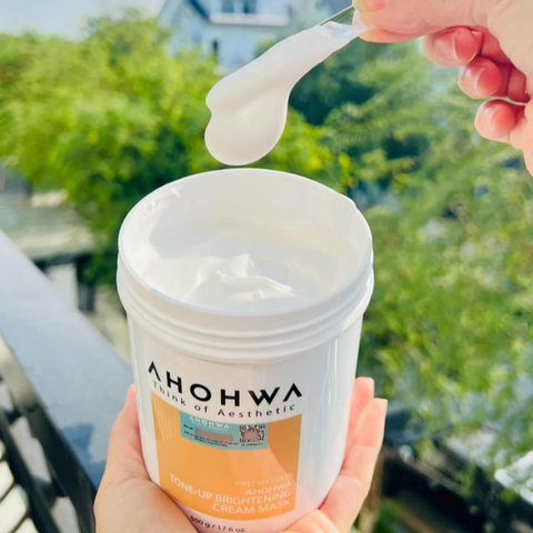 (Hàng nhập khẩu) Mặt nạ ủ trắng da Ahohwa Tone-Up Brightening Cream Mask 500g