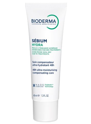 Kem Dưỡng Ẩm Bioderma Sébium Hydra - Cấp Nước Cho Da Khô, Mụn, Giảm Đỏ Rát 40ml - Chăm Sóc Da Chuyên Sâu, Không Gây Mụn