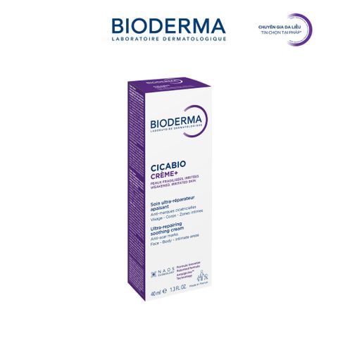 [Nhập khẩu] Kem Phục Hồi Da Bioderma Cicabio Cream - Dưỡng Ẩm, Chống Ngứa, Phục Hồi Da Tổn Thương, Xuất Xứ Pháp