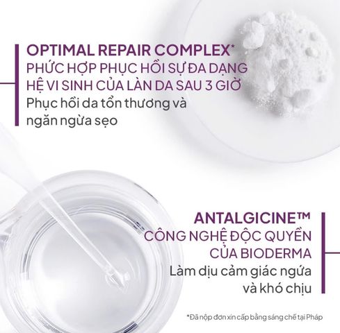 [Nhập khẩu] Kem Phục Hồi Da Bioderma Cicabio Cream - Dưỡng Ẩm, Chống Ngứa, Phục Hồi Da Tổn Thương, Xuất Xứ Pháp