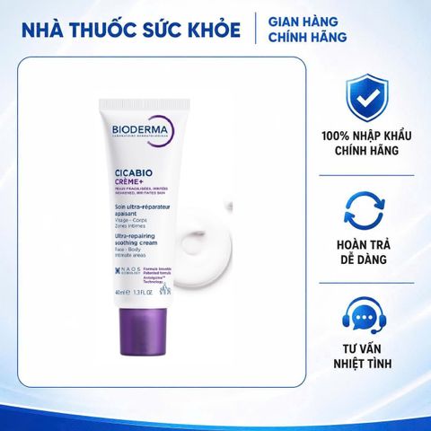 [Nhập khẩu] Kem Phục Hồi Da Bioderma Cicabio Cream - Dưỡng Ẩm, Chống Ngứa, Phục Hồi Da Tổn Thương, Xuất Xứ Pháp