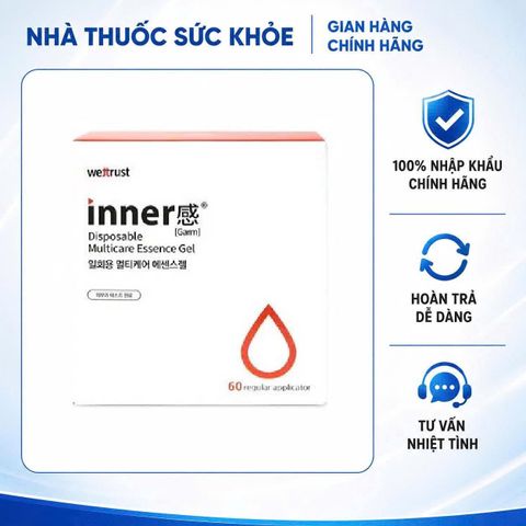 [Hàng nhập khẩu] Dung dịch Wettrust Inner Hàn Quốc - Gel vệ sinh phụ nữ hỗ trợ se khít vùng kín an toàn và hiệu quả, dễ sử dụng.