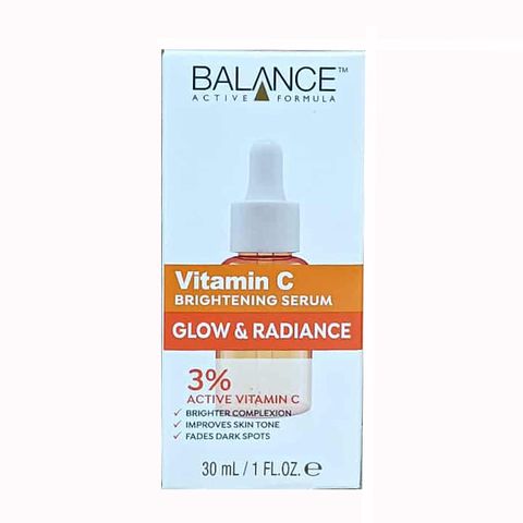 Serum Balance Vitamin C 30ml - Giúp Dưỡng Sáng Da, Mờ Thâm, Chống Oxy Hóa, Phù Hợp Da Mụn và Già Hóa