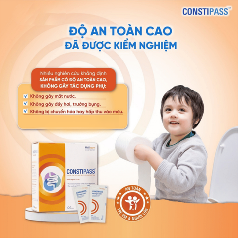 (Hàng nhập khẩu) Bột Uống Hỗ Trợ Nhuận Tràng Constipass Wellcare - Cải Thiện Táo Bón Cho Trẻ Em Và Người Lớn