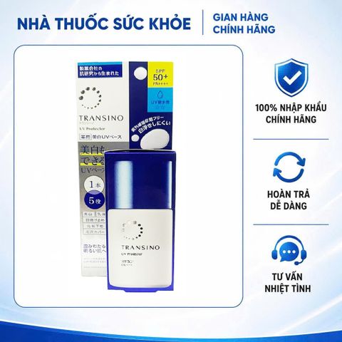 Kem Chống Nắng Transino Whitening Day Protector SPF50 - Chống Nắng, Dưỡng Trắng Da, 30ml, Thích Hợp Cho Mọi Loại Da