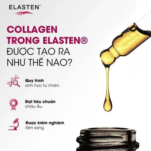 [Hàng nhập khẩu] Collagen Elasten Dạng Nước Chính Hãng Đức - Hỗ Trợ Trẻ Hóa, Tái Tạo Da, 28 Ống, Giúp Làn Da Căng Bóng, Tươi Trẻ