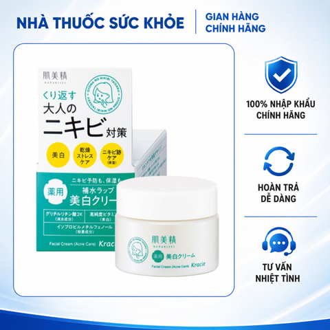Kem Kracie Hadabisei Facial Cream cho da mụn