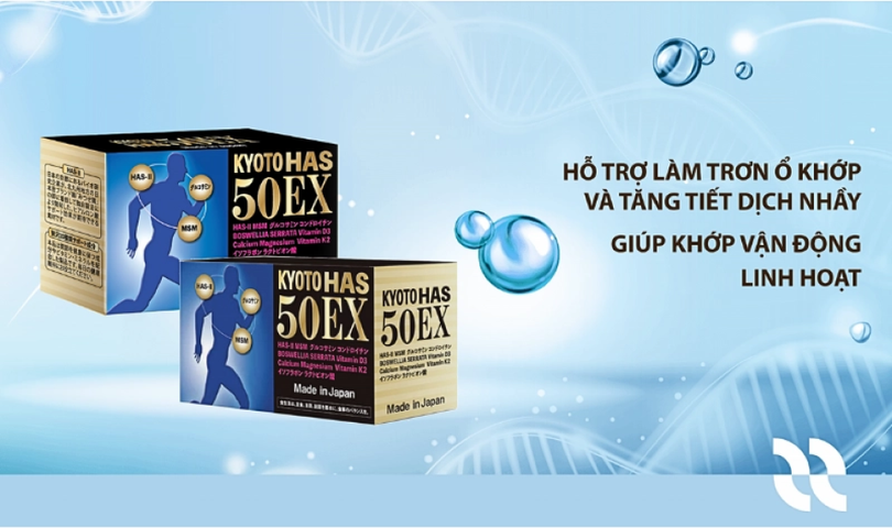 (Hàng nhập khẩu) Viên Uống Hỗ Trợ Xương Khớp Kyoto Has 50EX 30 Viên - Hỗ Trợ Sụn Khớp, Vận Động Linh Hoạt