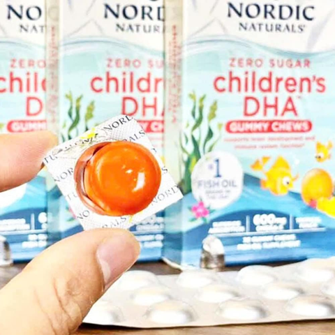 (Hàng Nhập Khẩu) Kẹo Dẻo DHA Nordic Naturals Cho Bé 30 Viên - Hỗ Trợ Não Bộ, Thị Lực Và Miễn Dịch Cho Trẻ