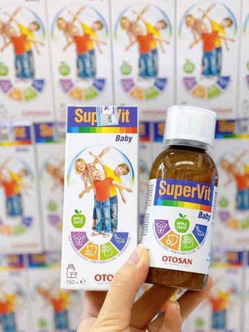 (Hàng nhập khẩu) Siro Vitamin Tổng Hợp Cho Bé SuperVit Baby 150ml - Bổ Sung 21 Vitamin, Khoáng Chất Cho Bé Phát Triển Toàn Diện