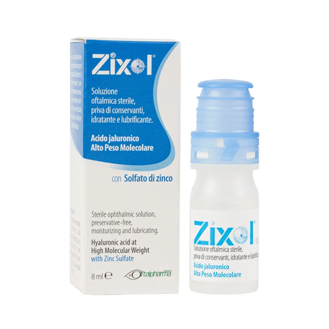 (Hàng nhập khẩu) Nước Mắt Nhân Tạo ZIXOL Lọ 20ml - Hỗ Trợ Giảm Khô Mỏi Mắt, Dưỡng Ẩm Mắt, Bảo Vệ Giác Mạc