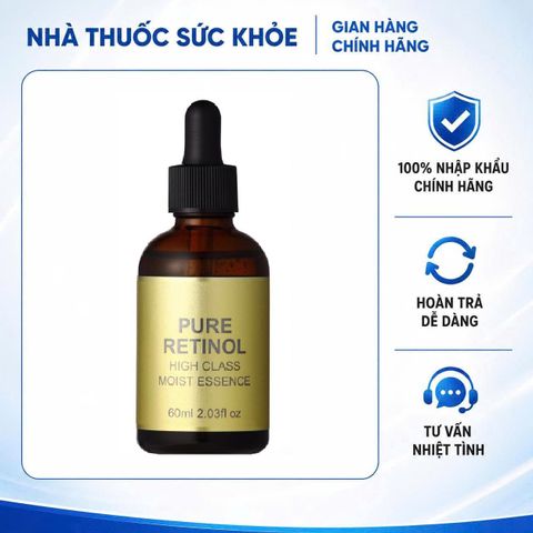 [Nhập khẩu] Tinh chất hỗ trợ trẻ hóa da Pure Retinol High Class Moist Essence