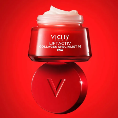 (Hàng nhập khẩu) Kem Dưỡng Ban Ngày Vichy Liftactiv Collagen Specialist 16 Day 50ml Hỗ Trợ Trẻ Hóa, Săn Chắc Da