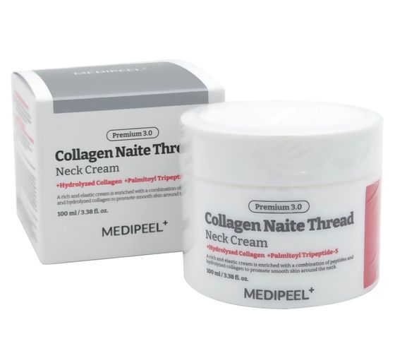 Kem Dưỡng Da Vùng Cổ Medi-Peel Collagen Naite Thread Neck Cream 100ml - Tăng Đàn Hồi, Giảm Nếp Nhăn, Phục Hồi Da Cổ Khỏe Mạnh